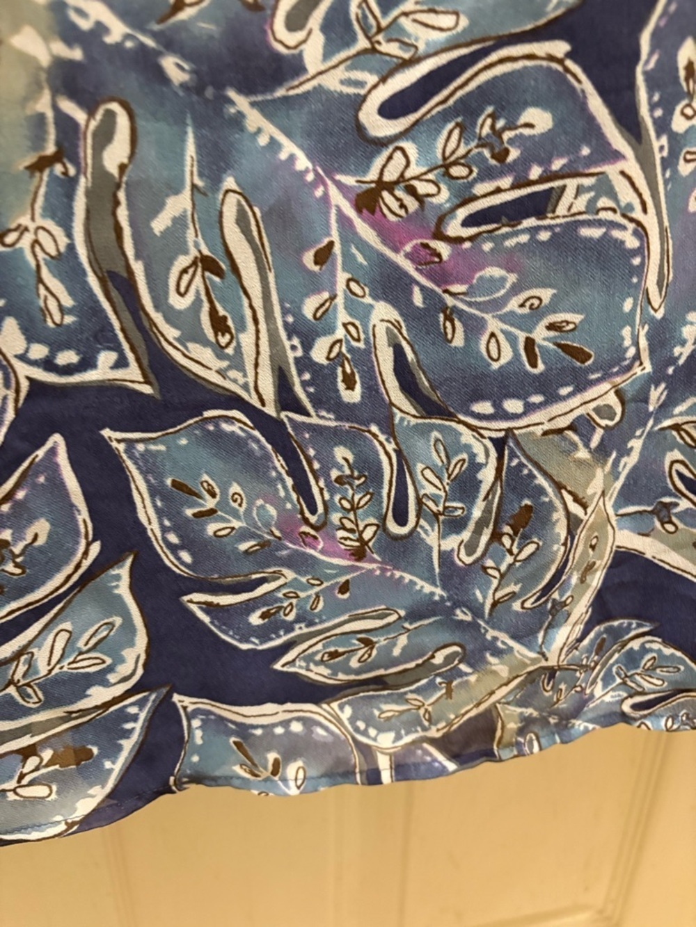 Coldwater Creek NWT Women’s Dress Size M Blue Floral Flowy Lightweight MSRP $128 - Picture 14 of 15
